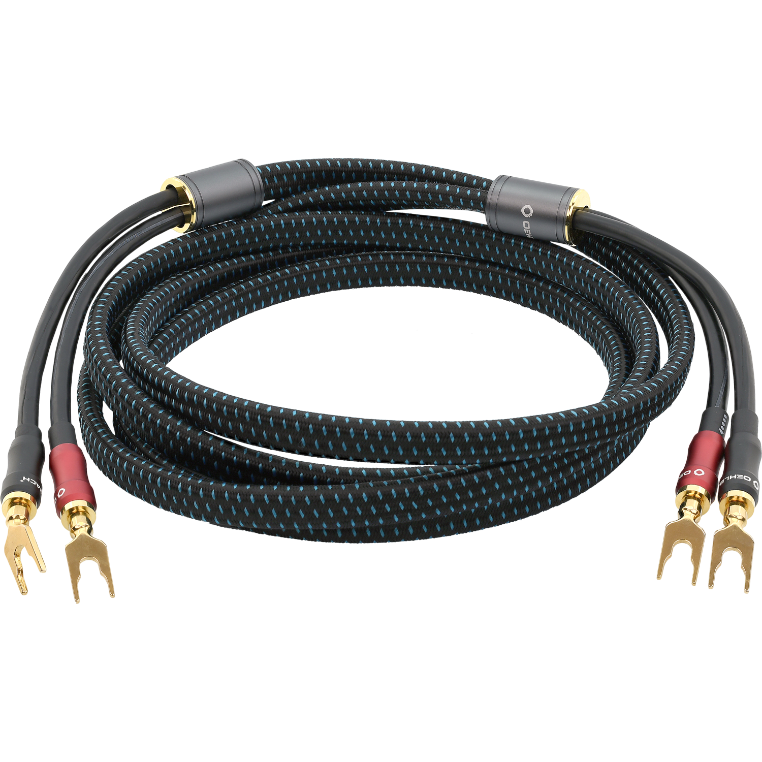Transform Dual-Plug Exzellentes Lautsprecherkabel Set mit wechselbaren Steckern Banana-Kabelschuh