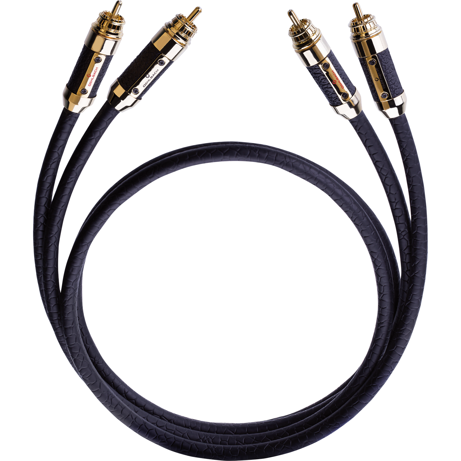 Black Connection Master Brilliantes NF Audiokabel-Set mit Cinchstecker