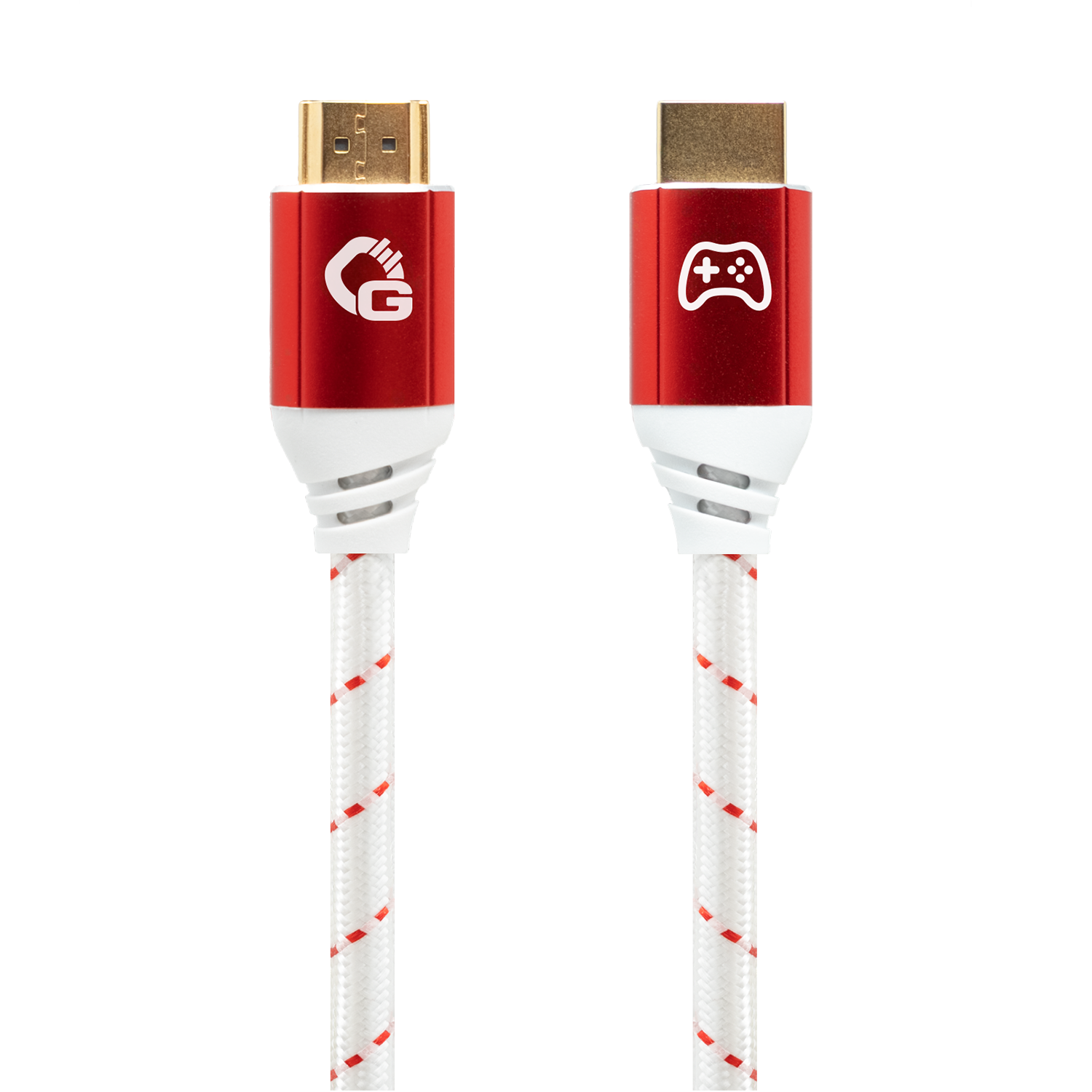 Ultra High Speed HDMI-Kabel Oehlbach auf weißem Hintergrund mit Aufschrift Ultra High Speed HDMI an Kabelstecker