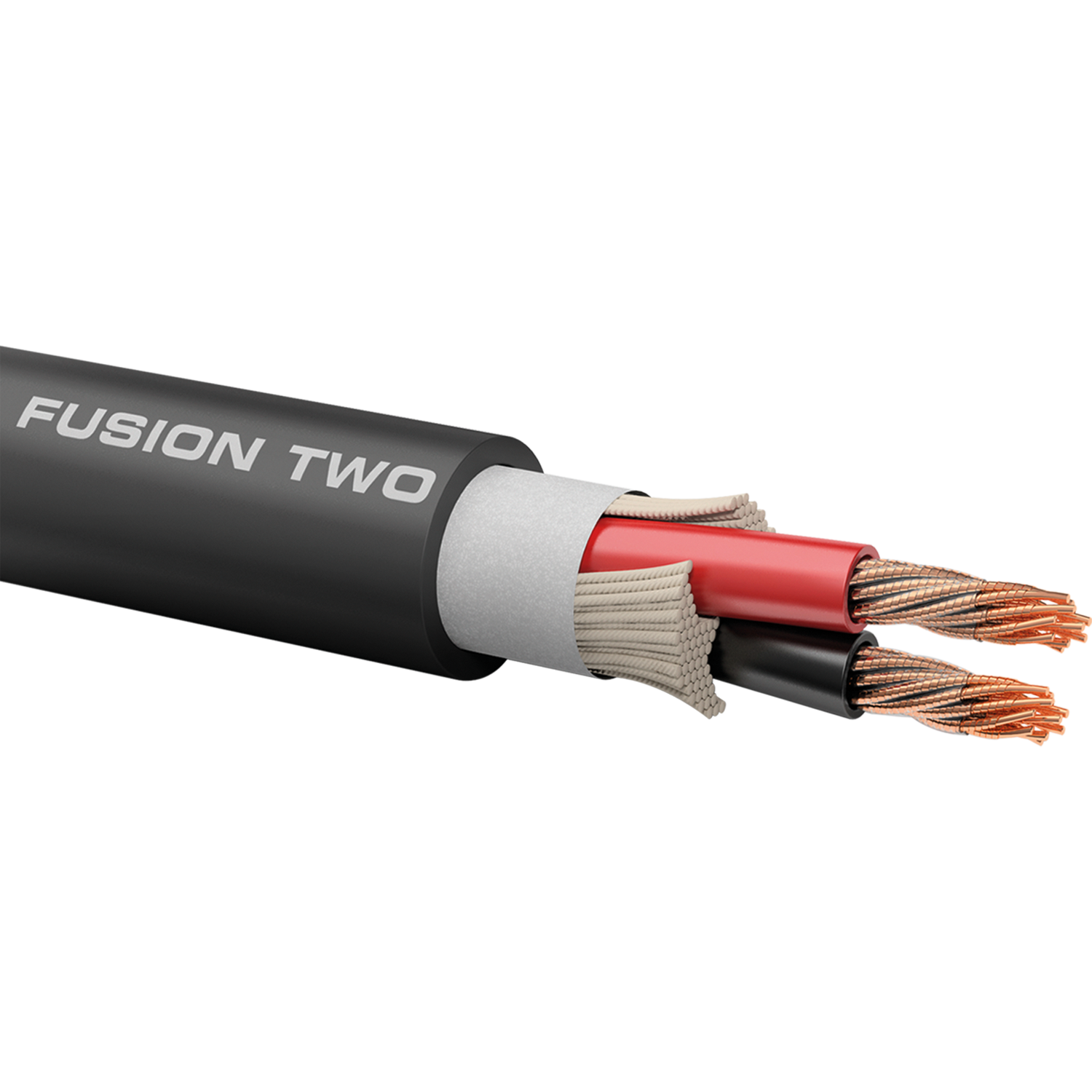 Fusion Two High End Lautsprecherkabel-Set mit Kabelschuh