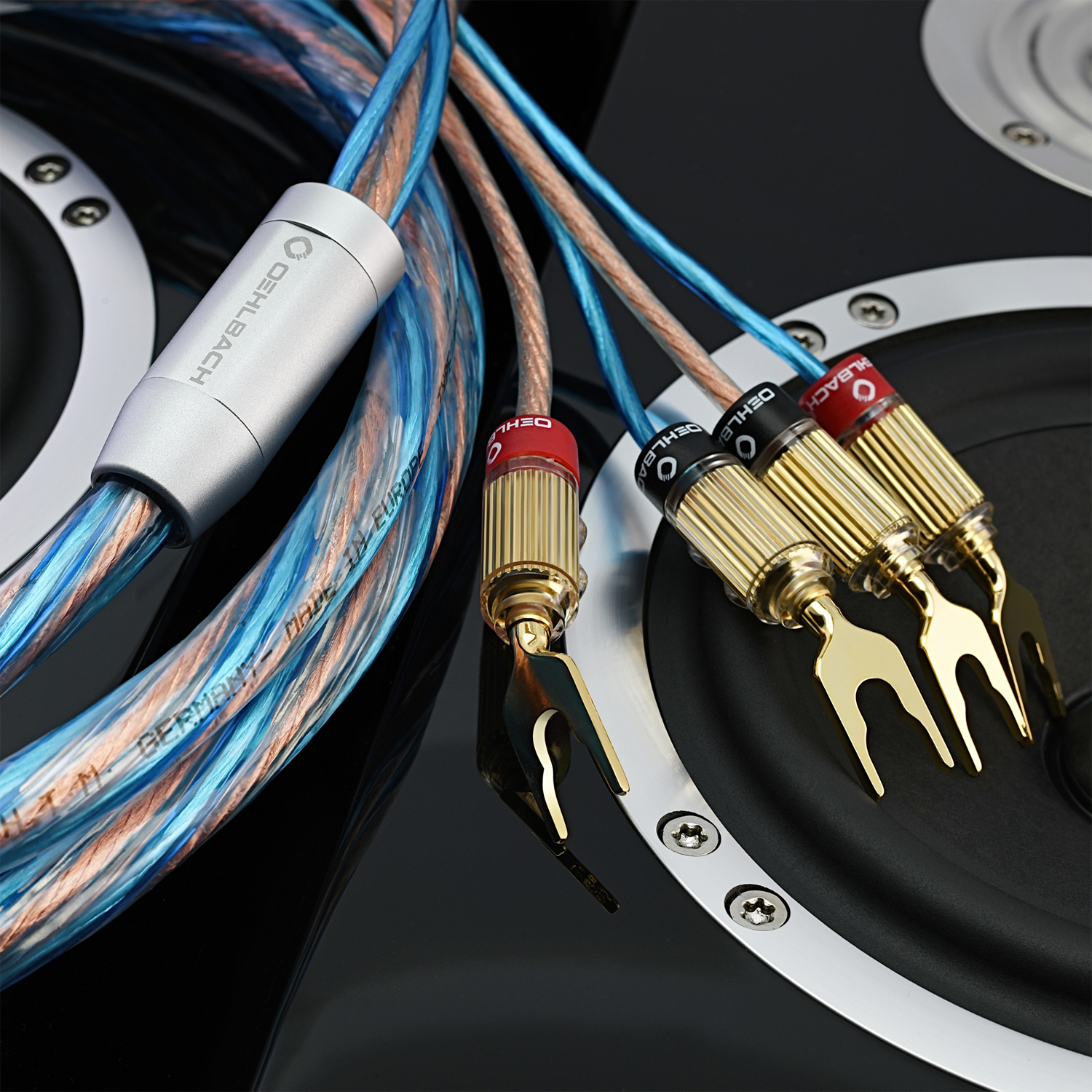 Bi-Tech 4.4 L Exellentes Lautsprecherkabel-Set mit Kabelschuhen