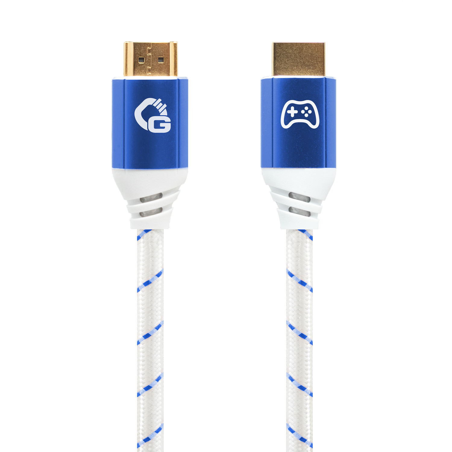 Ultra High Speed HDMI Kabel Oehlbach mit blauer Verpackung Schriftzug New Game Kabel liegt auf Verpackung