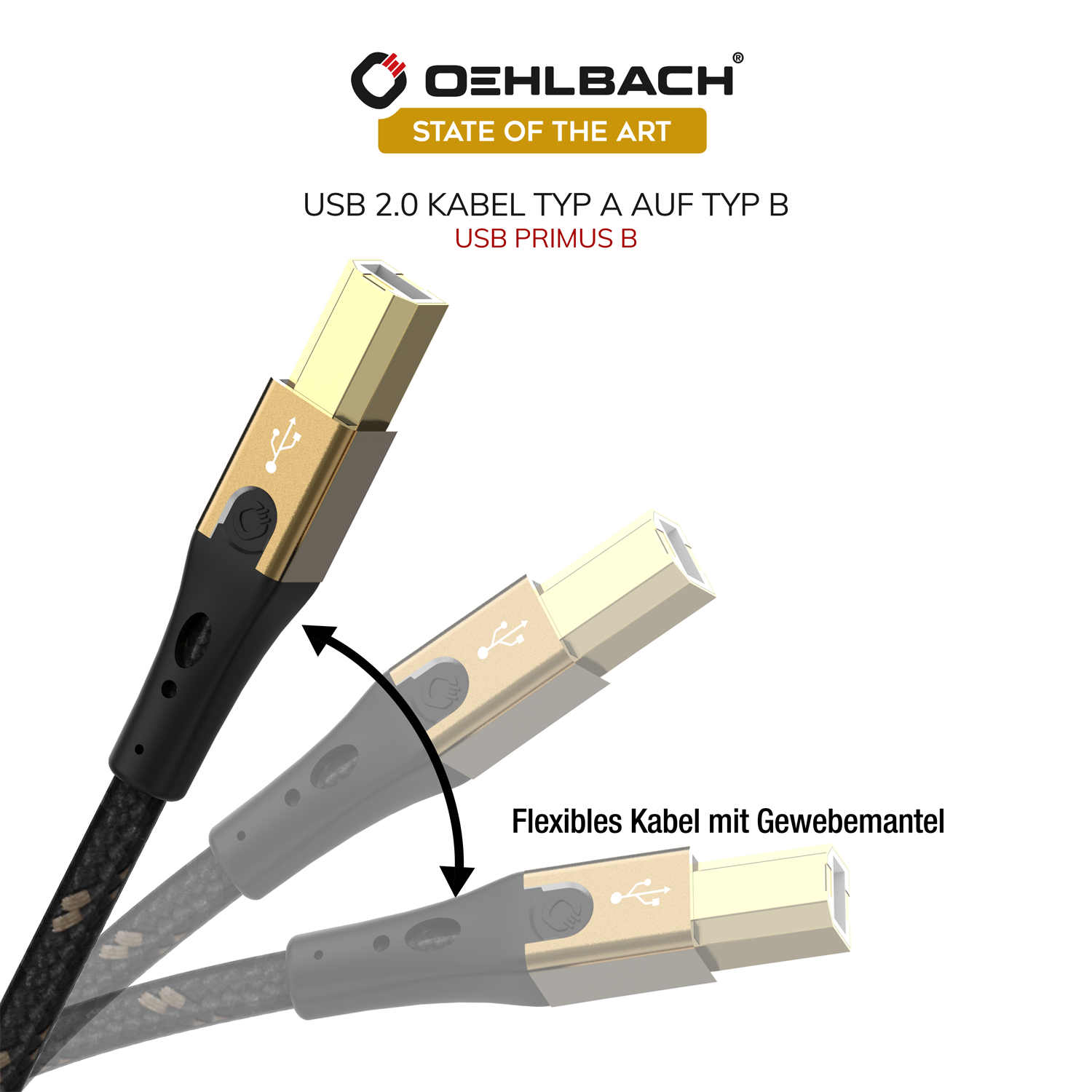Primus AB USB Typ A - Typ B Kabel