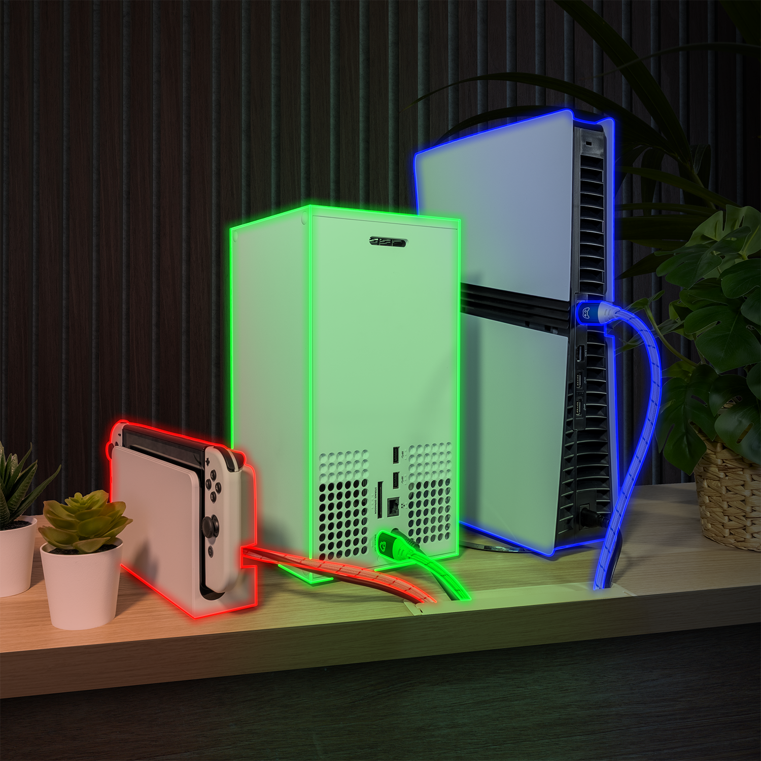 New Game Green Ultra High Speed HDMI Kabel Ultra High Speed HDMI Kabel mit Aufschrift Oehlbach in weißer Schrift auf schwarzem Hintergrund auf Bild New Game ab 04