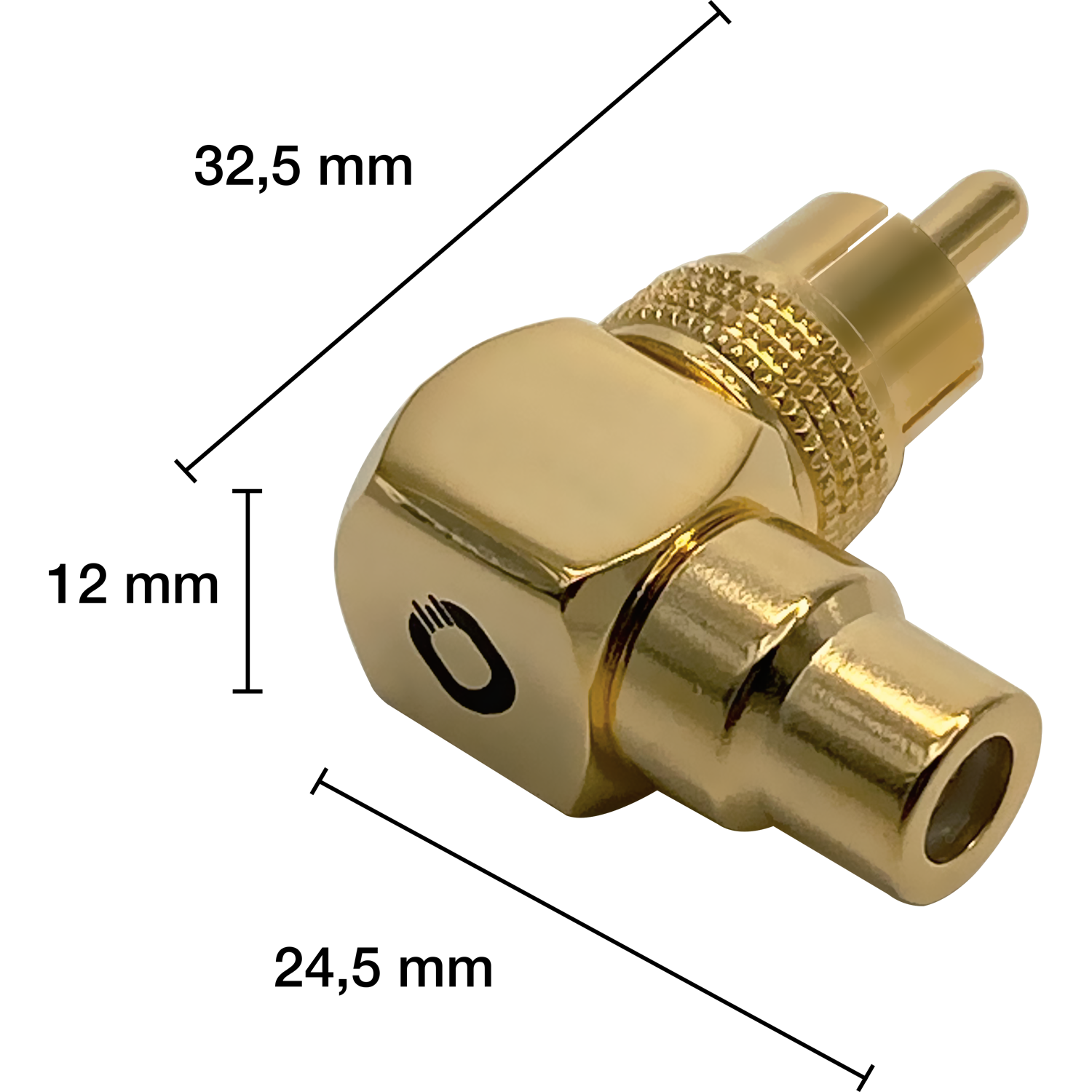 Sound-AD 90 Winkeladapter Cinch 90°