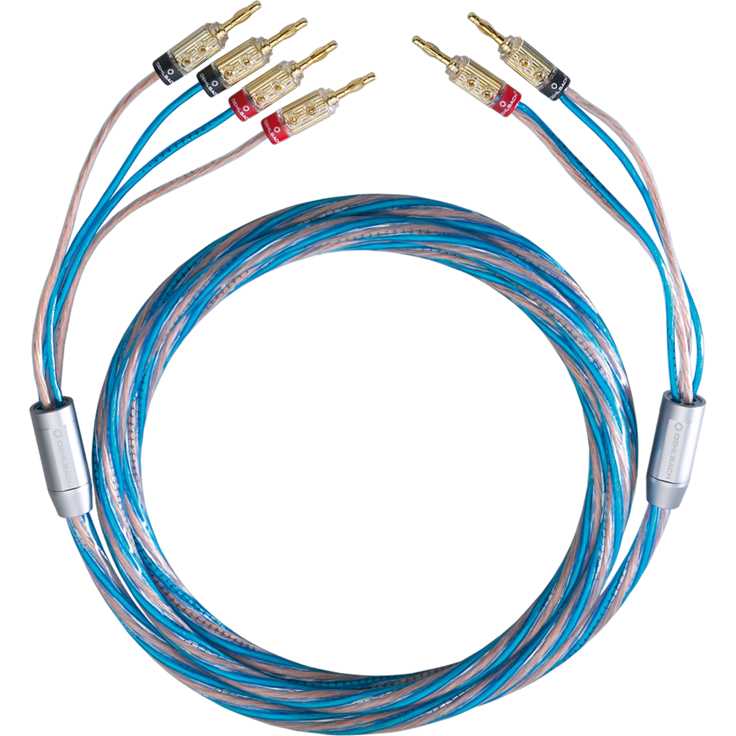 Bi-Tech 4 B Exellentes Lautsprecherkabel-Set mit Bananenstecker
