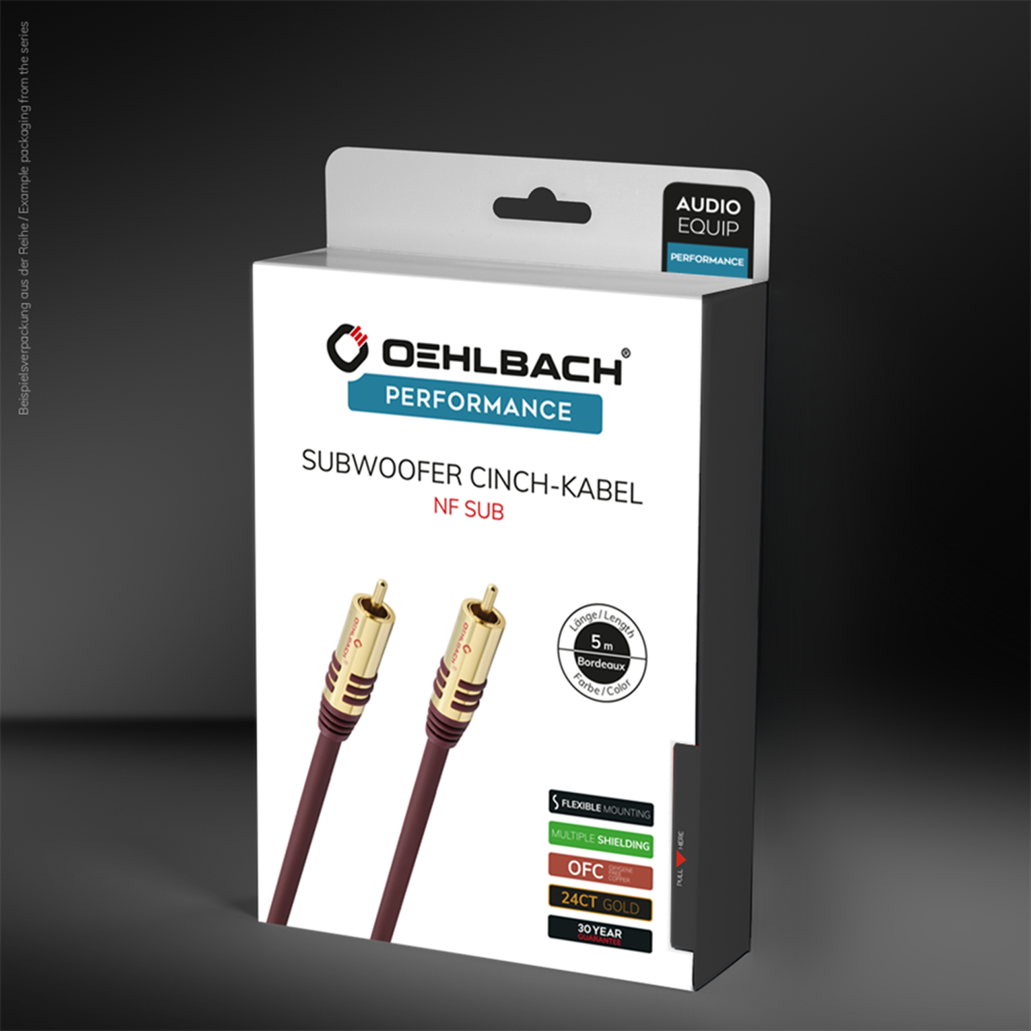 NF Sub Subwoofer Cinch-Kabel