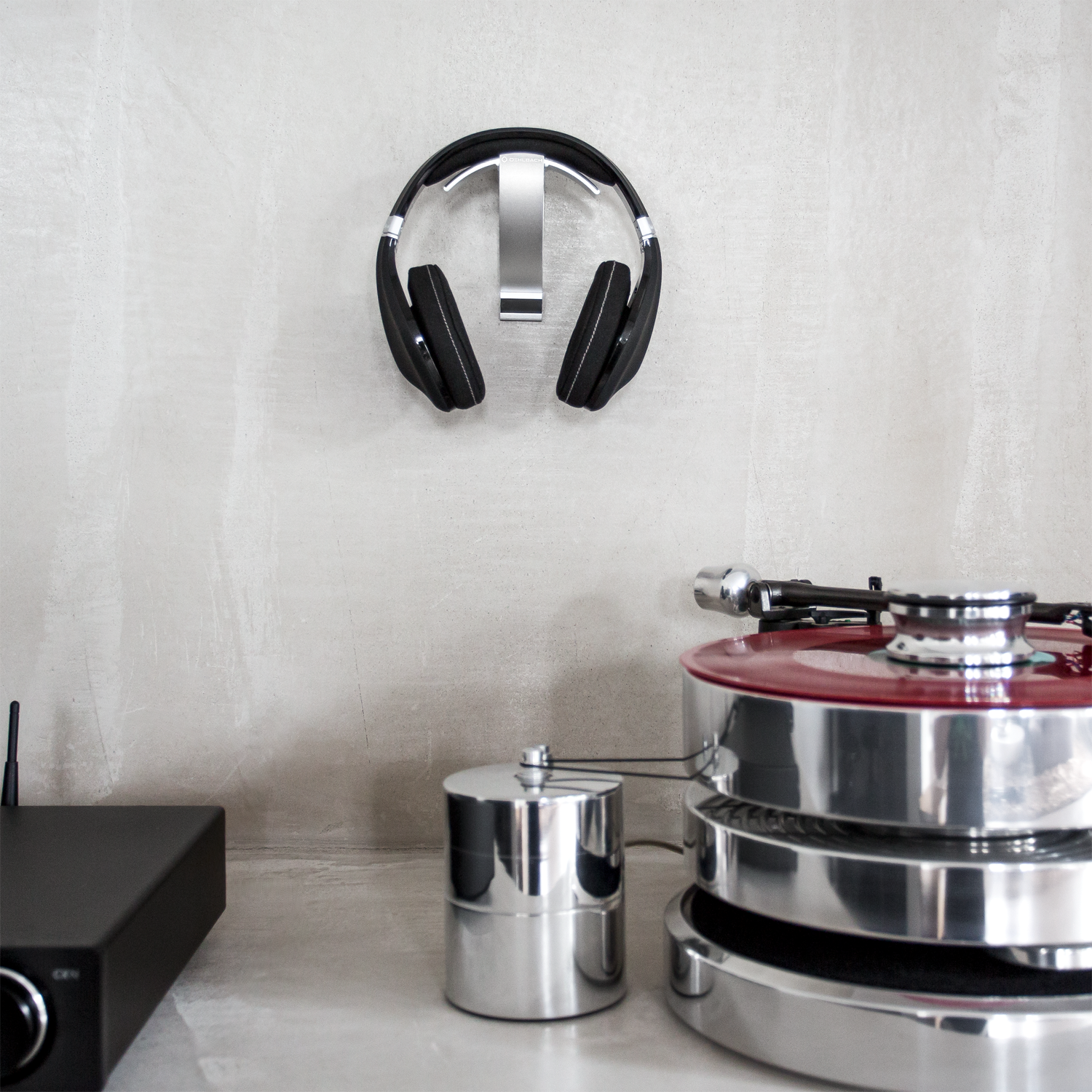Alu Style W1 Kopfhörer-Wandhalter aus Aluminium Alu Style W1