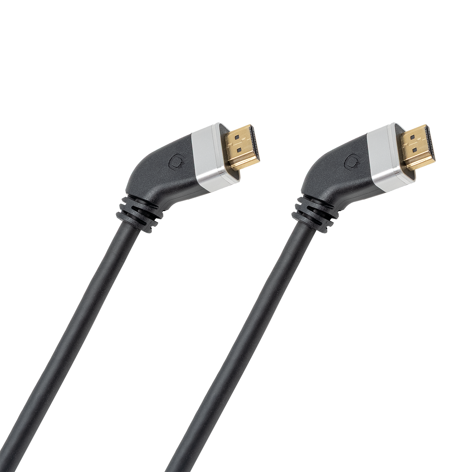 8K Ultra-High-Speed-HDMI-Kabel Oehlbach vor weißem Hintergrund mit Aufschrift Ultra High Speed HDMI 2.1 rechts im Bild