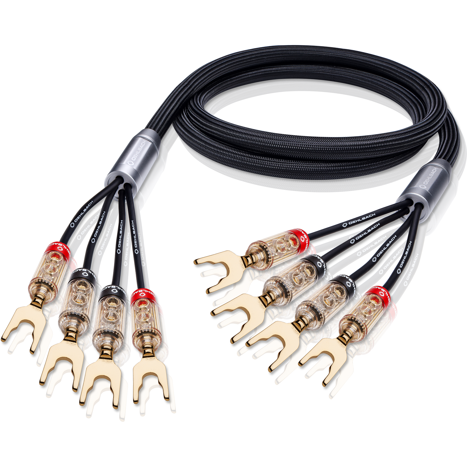 Fusion Four.4 High End Lautsprecherkabel-Set mit Kabelschuhen