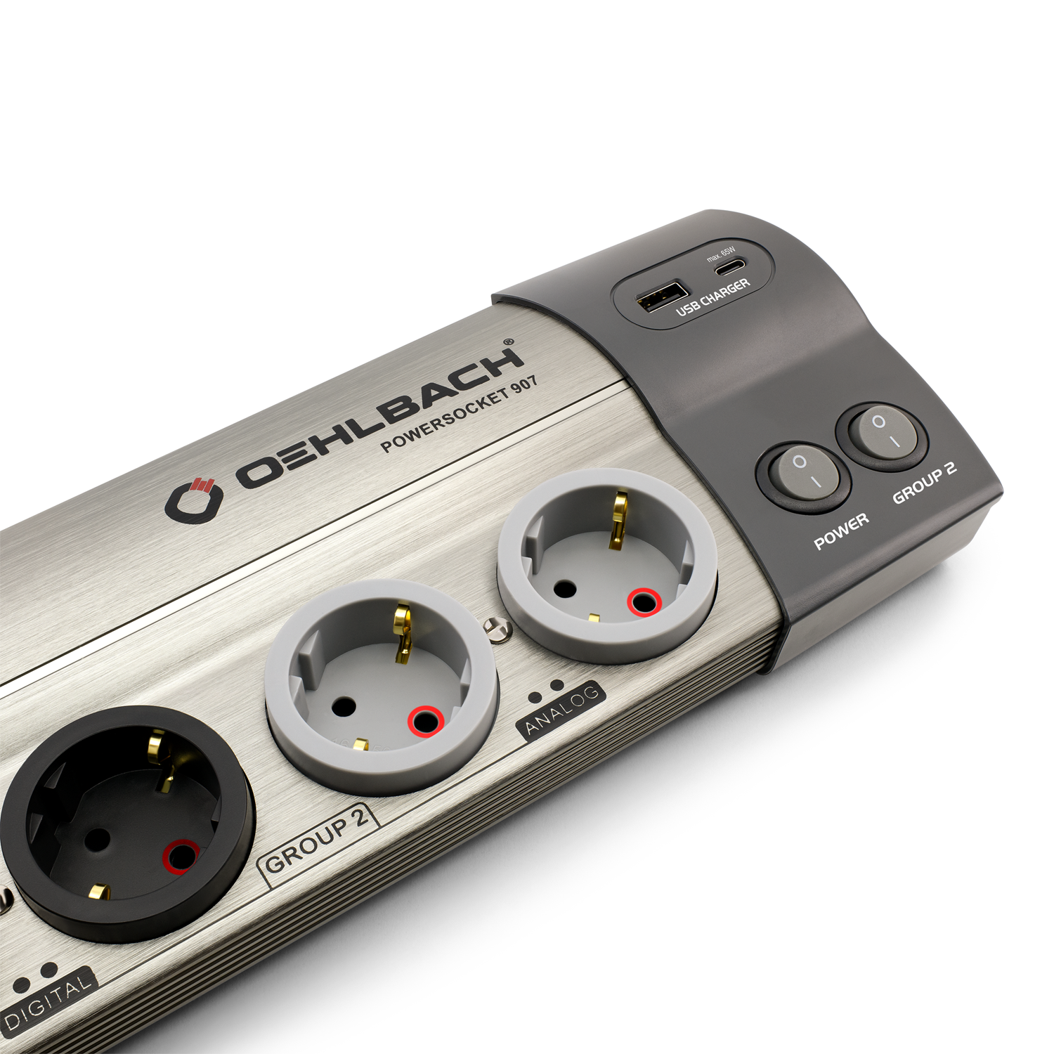 Powersocket 907 MKII Hochwertige HiFi-Netzleiste mit Filterung