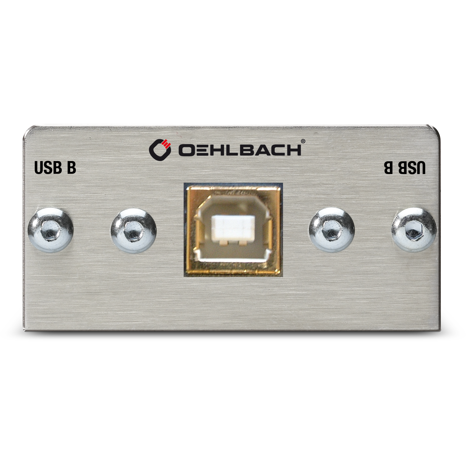 MMT-C USB.2 B-B USB-2.0-B-B-Multimedia Einsatz mit Kabelpeitsche