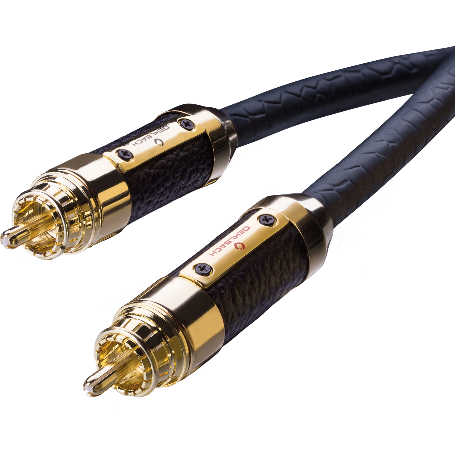 Black Connection Master Brilliantes NF Audiokabel-Set mit Cinchstecker