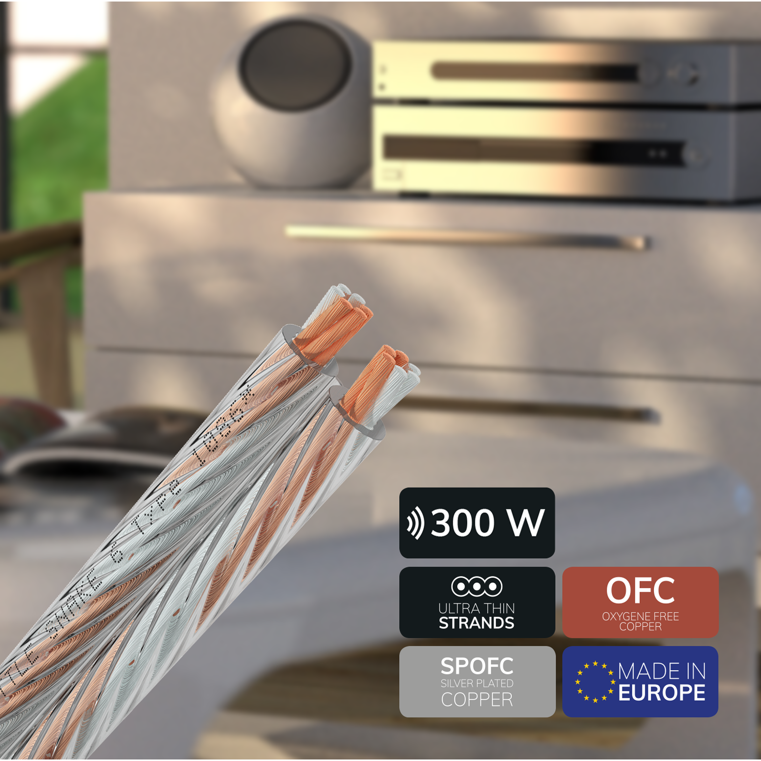 Rattle Snake 6 SP-60 Hochwertiges Lautsprecherkabel