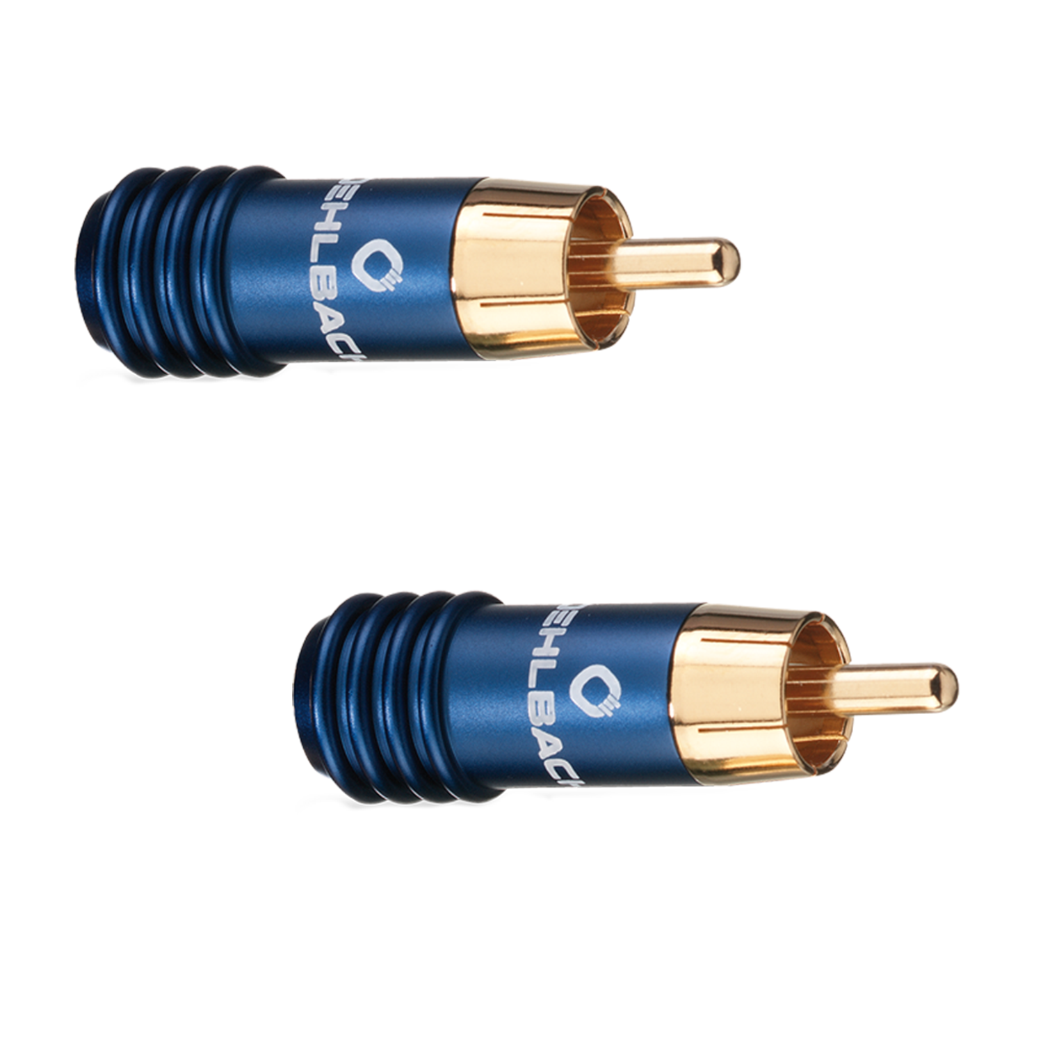 PROIN Cinch Stecker 4,2mm blau 2 Stk