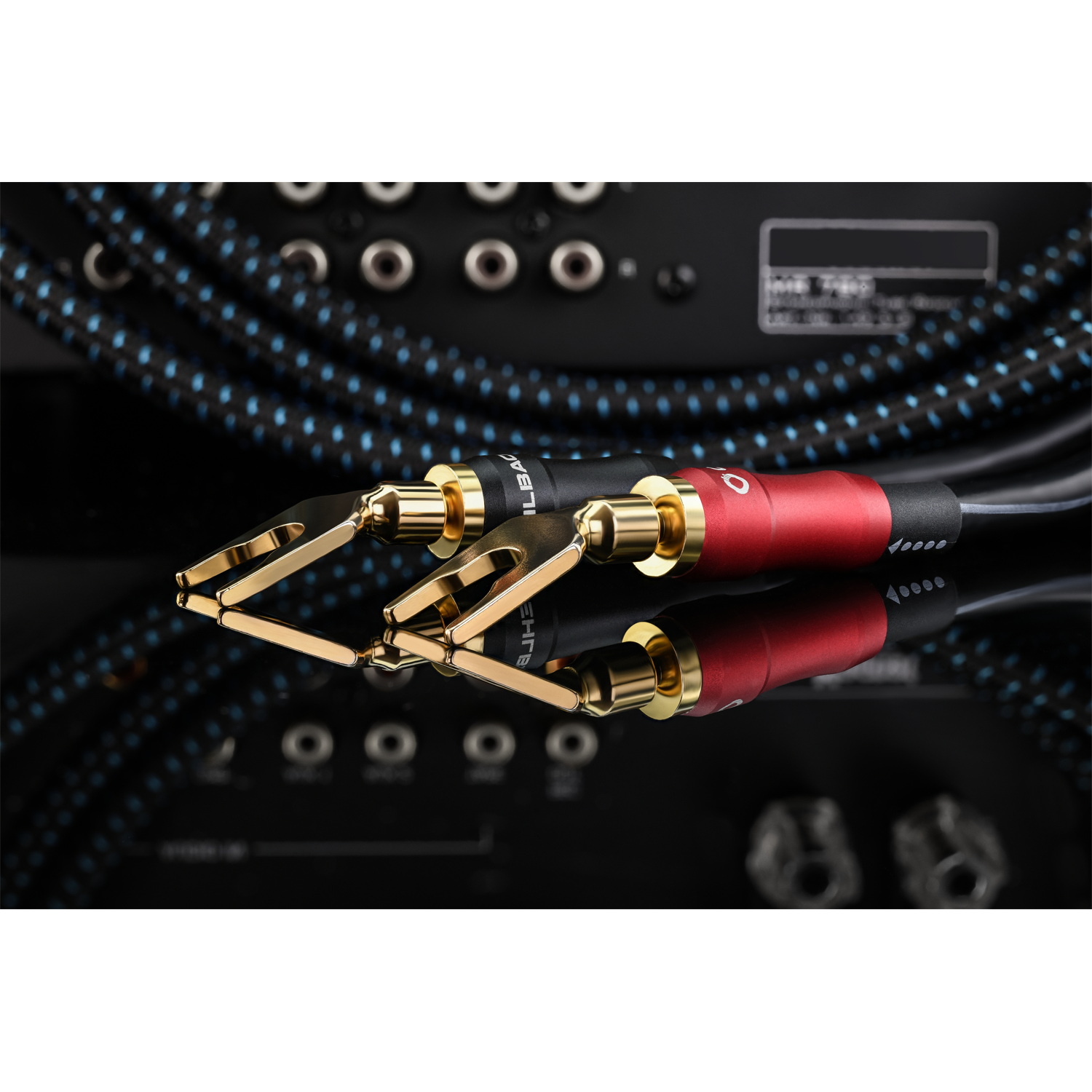 Transform Dual-Plug Exzellentes Lautsprecherkabel Set mit wechselbaren Steckern Banana-Kabelschuh