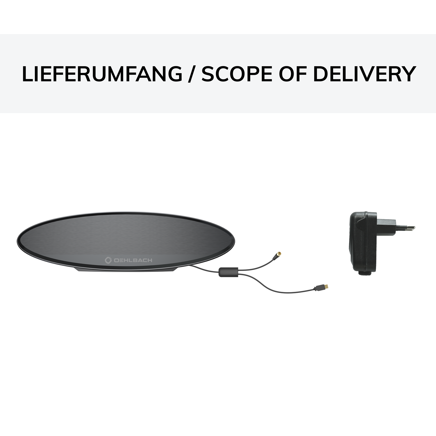 Scope Oval - Refurbished Zimmerantenne für DVB-T2