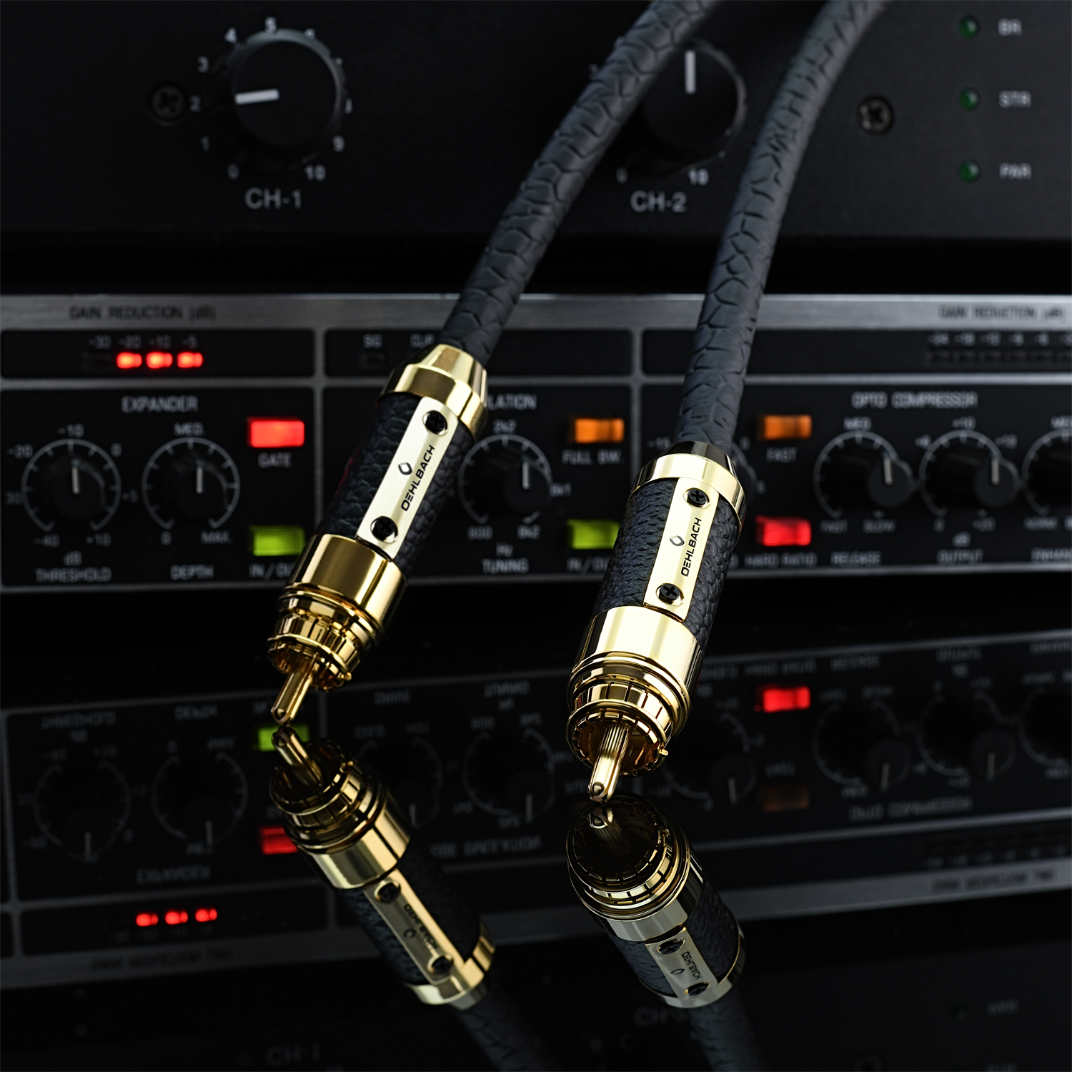 Black Connection Master Brilliantes NF Audiokabel-Set mit Cinchstecker