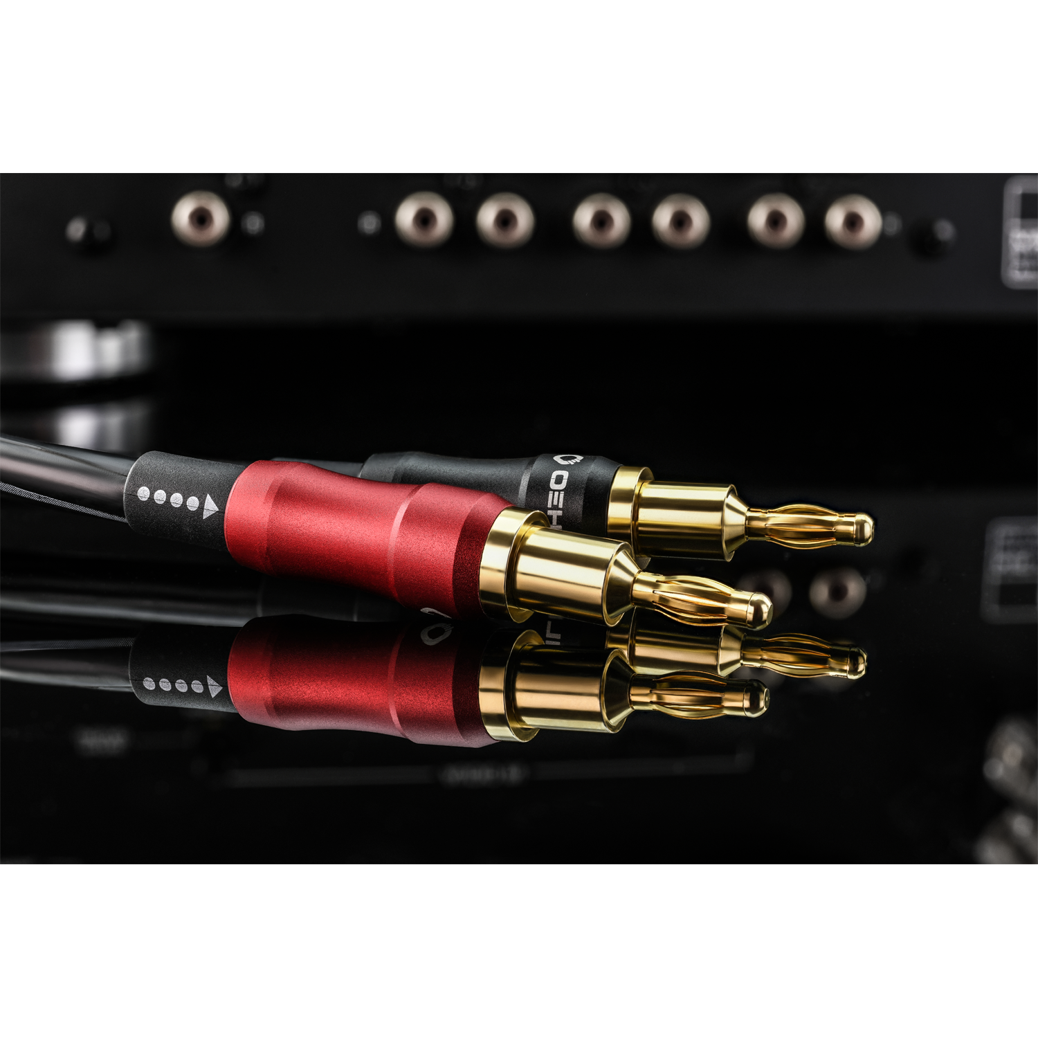 Transform Dual-Plug Exzellentes Lautsprecherkabel Set mit wechselbaren Steckern Banana-Kabelschuh