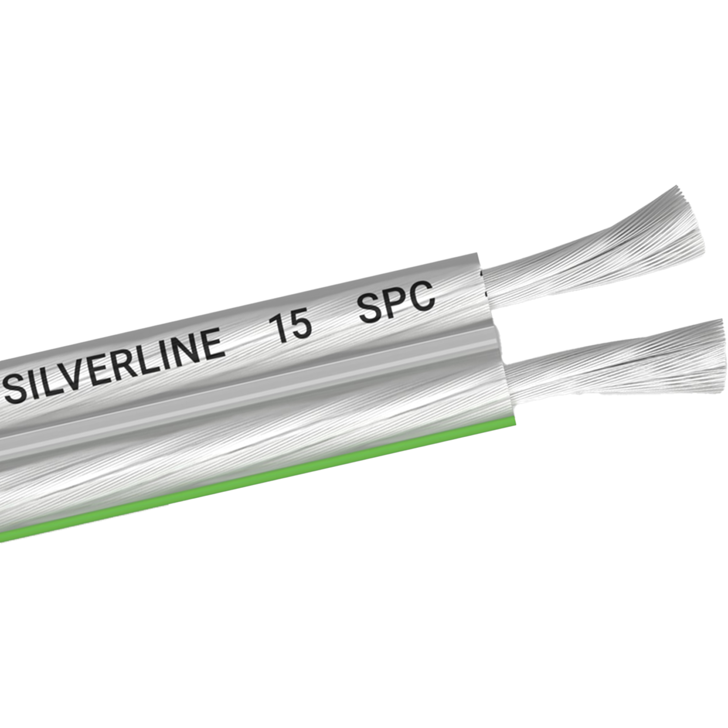 Silverline SP-15 Versilbertes Lautsprecherkabel