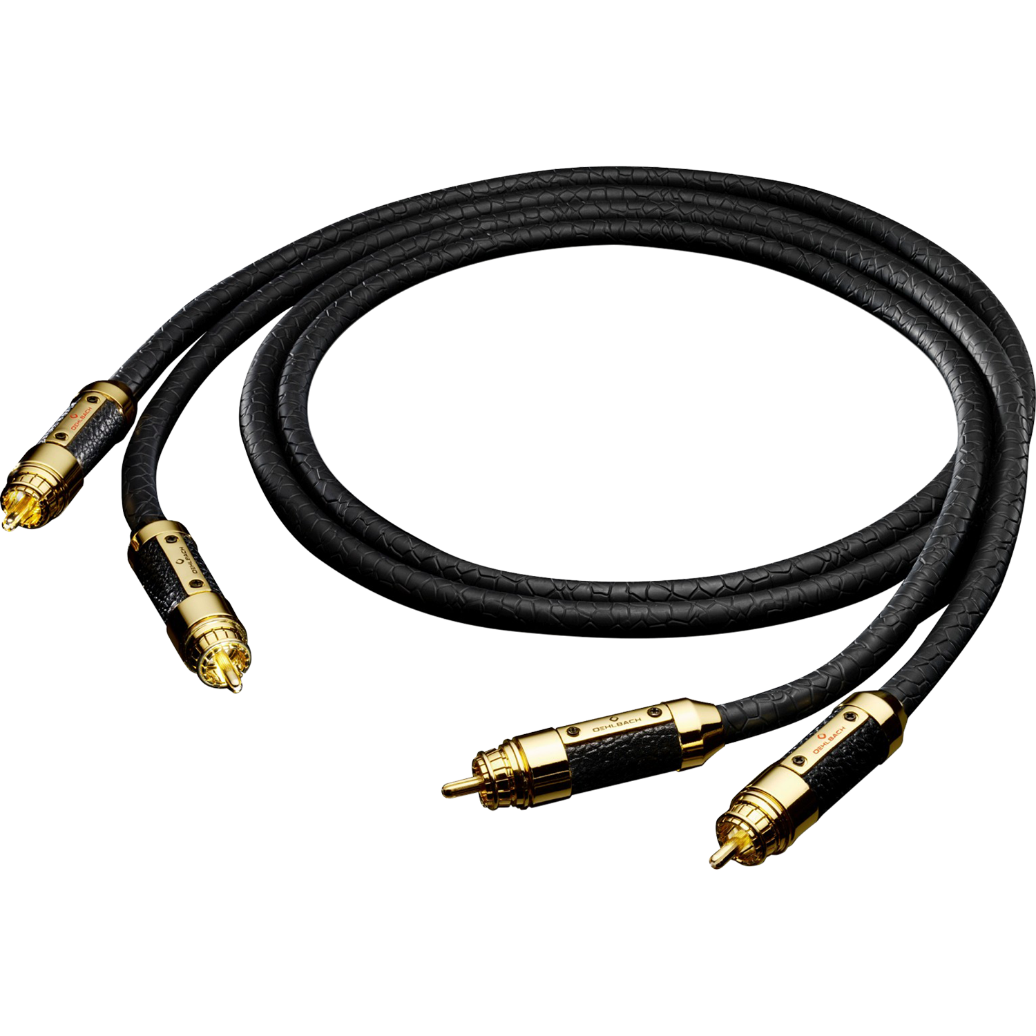 Black Connection Master Brilliantes NF Audiokabel-Set mit Cinchstecker