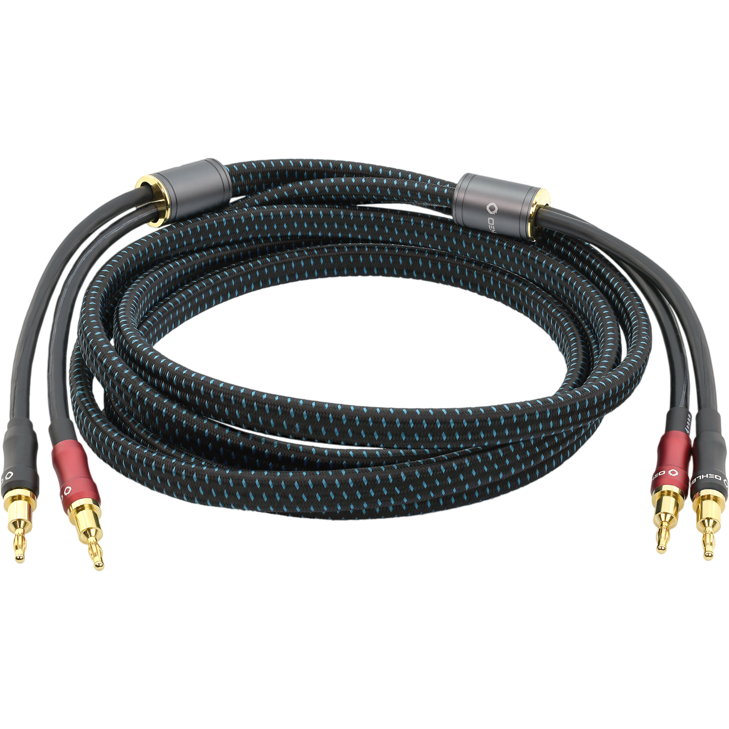 Transform Dual-Plug Exzellentes Lautsprecherkabel Set mit wechselbaren Steckern Banana-Kabelschuh