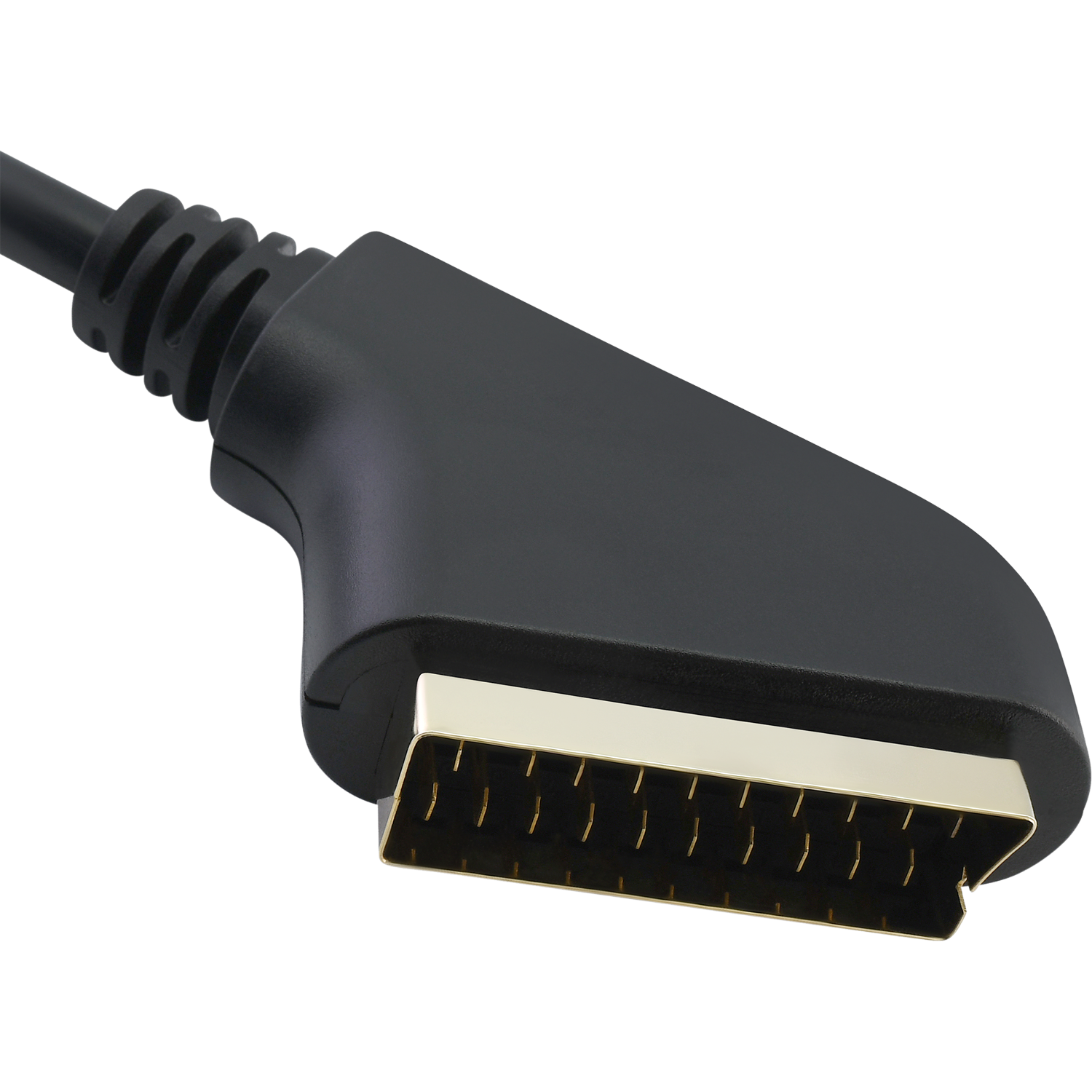 Scartkabel mit goldenen Steckern Oehlbach Logo links oben Produktbezeichnung Easy Connect SE2000 auf Verpackung